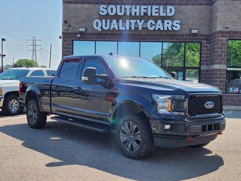2018 Ford F-150 for sale at SOUTHFIELD QUALITY CARS in Detroit MI