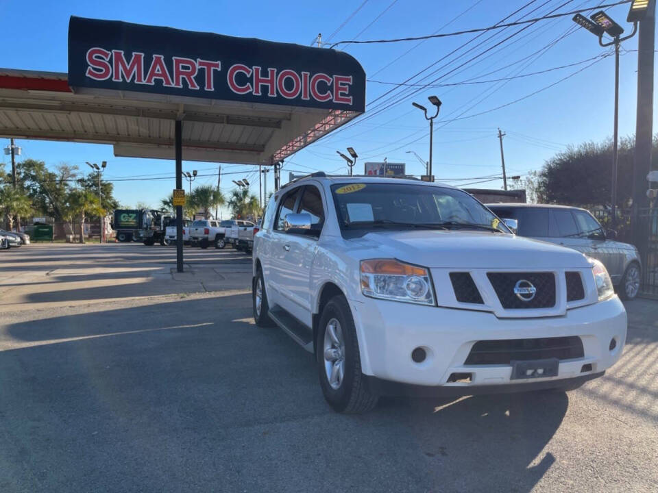 2012 Nissan Armada for sale at SMART CHOICE AUTO in Pasadena, TX