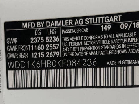 2019 Mercedes-Benz E-Class E 450