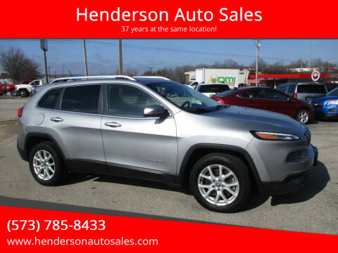 2014 Jeep Cherokee for sale at Henderson Auto Sales in Poplar Bluff MO
