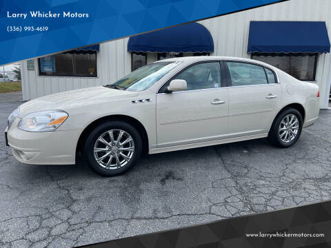 2010 Buick Lucerne for sale at Larry Whicker Motors in Kernersville NC