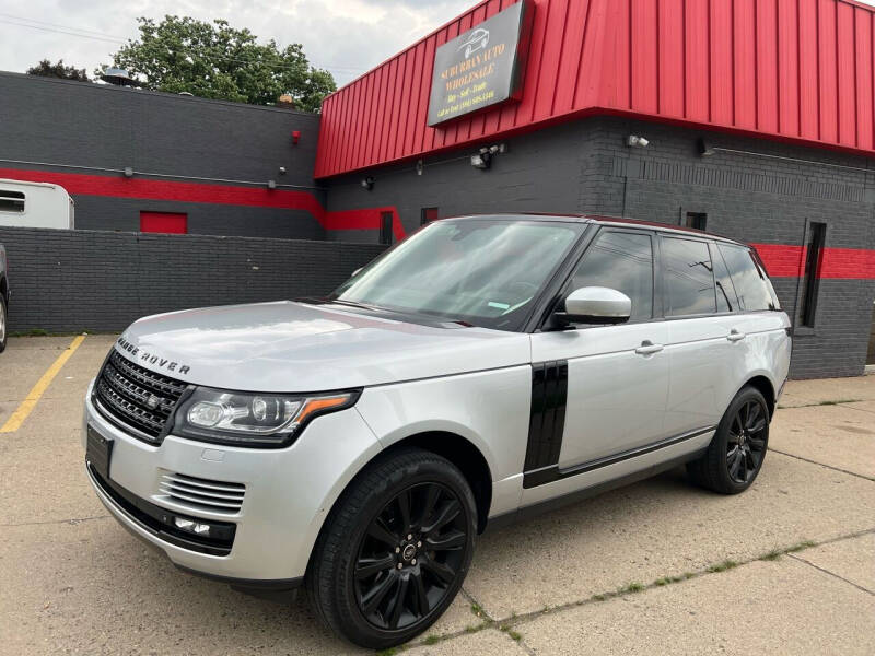 2013 Land Rover Range Rover for sale at Suburban Auto Wholesale LLC in Eastpointe MI
