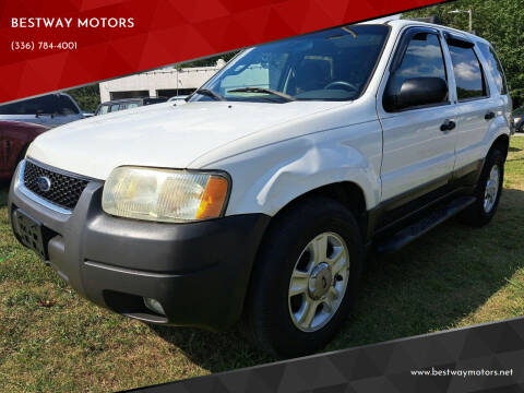 2001 Ford Escape for sale at BESTWAY MOTORS in Winston Salem NC