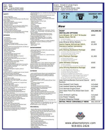 2020 BMW 3 Series M340i