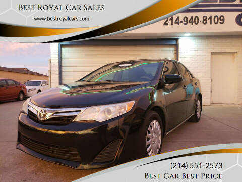 2014 Toyota Camry for sale at Best Royal Car Sales in Dallas TX
