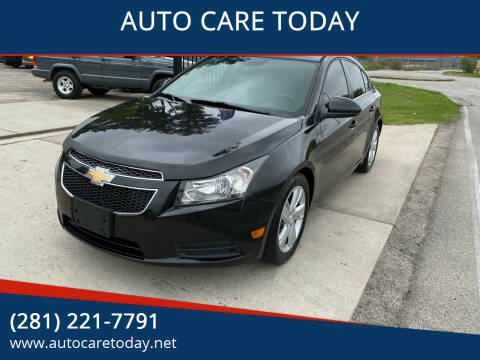 2014 Chevrolet Cruze for sale at AUTO CARE TODAY in Spring TX