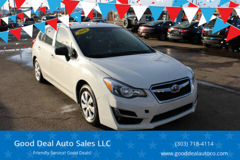 2016 Subaru Impreza for sale at Good Deal Auto Sales LLC in Lakewood CO