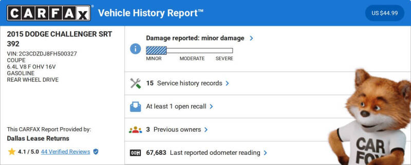 2015 Dodge Challenger SRT 392