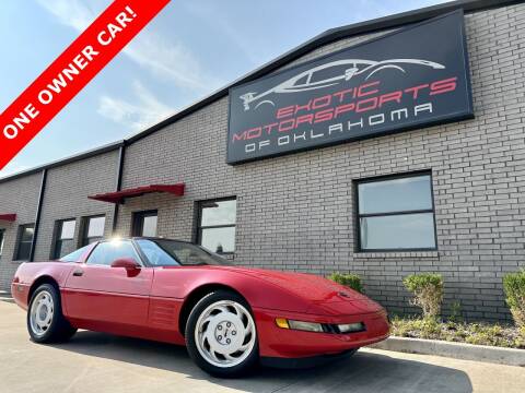 1991 Chevrolet Corvette for sale at Exotic Motorsports of Oklahoma in Edmond OK