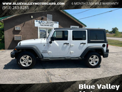 2013 Jeep Wrangler Unlimited for sale at Blue Valley Motorcars in Stilwell KS