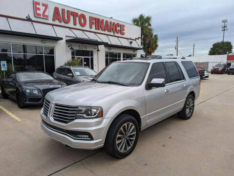2016 Lincoln Navigator for sale at EZ Auto Finance in Houston TX