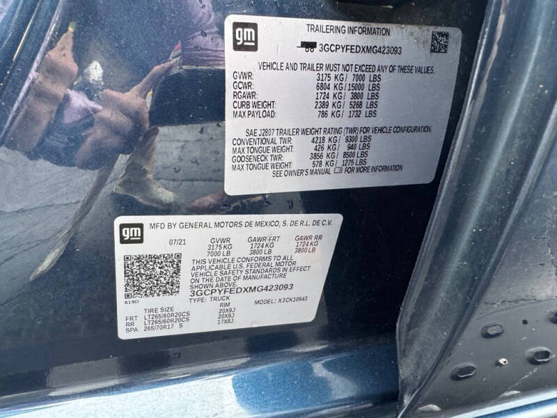 2021 Chevrolet Silverado 1500