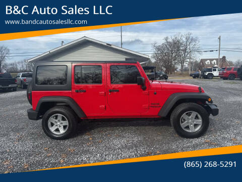 2015 Jeep Wrangler Unlimited for sale at B&C Auto Sales LLC in Maryville TN