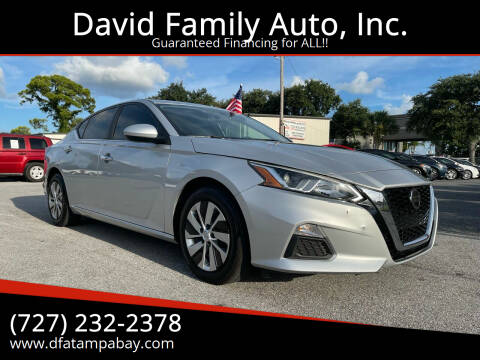2019 Nissan Altima for sale at David Family Auto, Inc. in New Port Richey FL