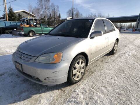 2002 Honda Civic for sale at NELIUS AUTO SALES LLC in Anchorage AK