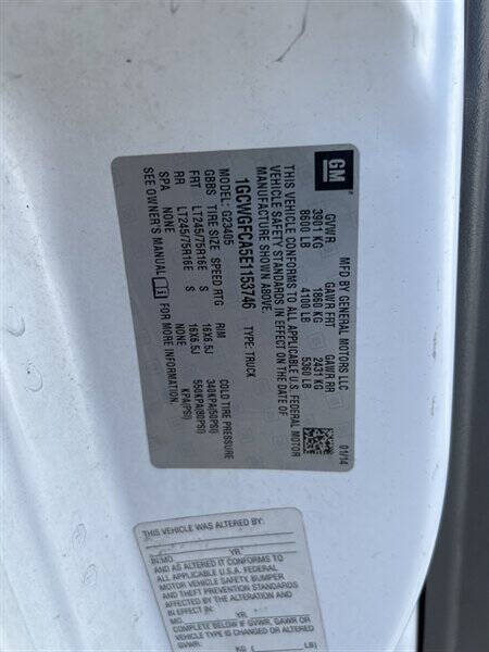 2014 Chevrolet Express 2500