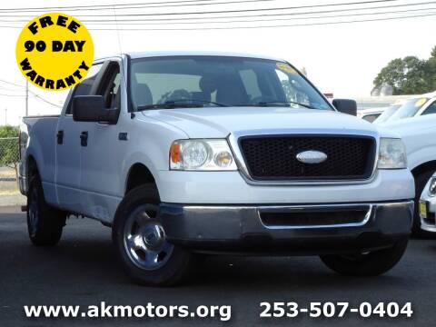 2007 Ford F-150 for sale at AK Motors in Tacoma WA