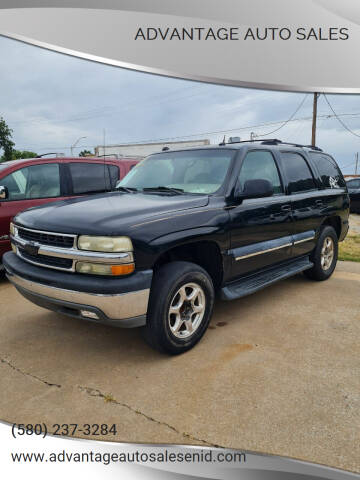 2004 Chevrolet Tahoe for sale at ADVANTAGE AUTO SALES in Enid OK