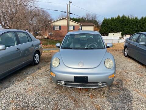 2003 Volkswagen New Beetle for sale at S & H AUTO LLC in Granite Falls NC