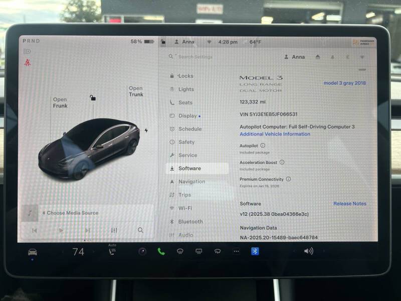 2018 Tesla Model 3 Long Range