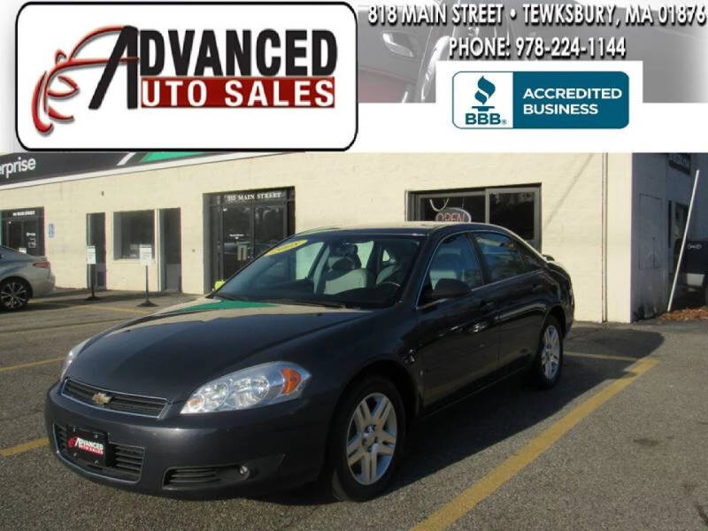 2008 Chevrolet Impala for sale at Advanced Auto Sales in Dracut MA