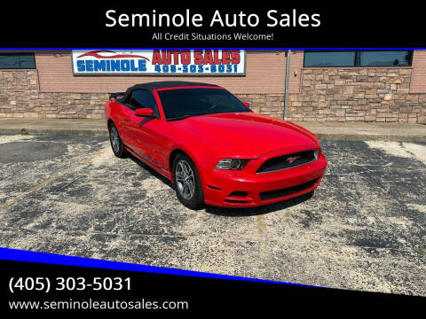 2014 Ford Mustang for sale at Seminole Auto Sales in Seminole OK