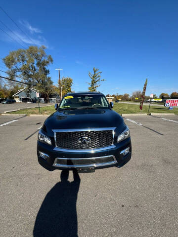 2016 Infiniti QX80 for sale at A&Q Auto Sales & Repair in Westland MI