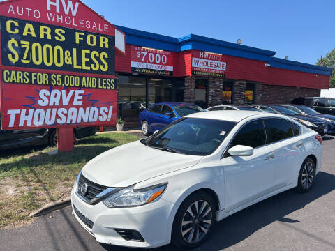 2017 Nissan Altima for sale at HW Auto Wholesale in Norfolk VA