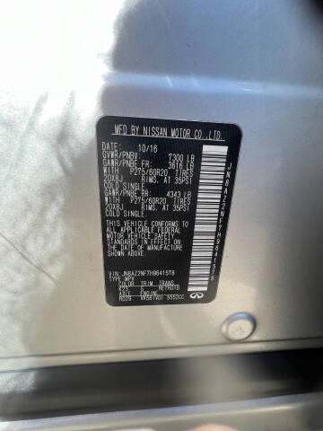 2017 Infiniti QX80 Signature Edition