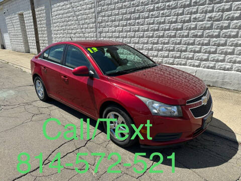 2013 Chevrolet Cruze for sale at Liberty Auto Sales in Erie PA