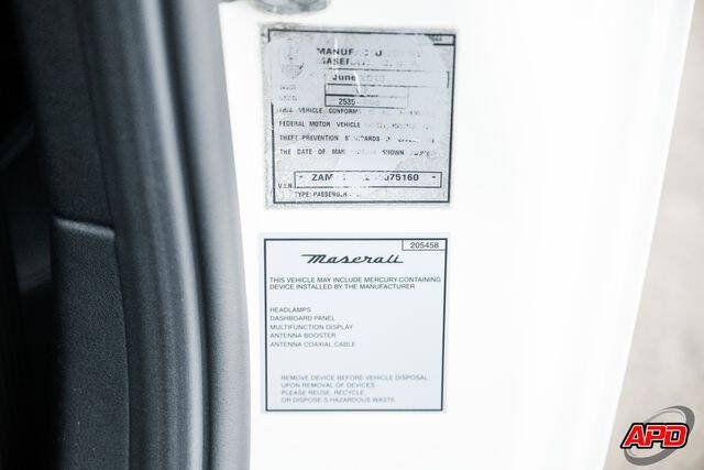 2013 Maserati GranTurismo Sport