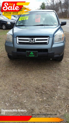 2007 Honda Pilot for sale at Shamrock Auto Brokers, LLC in Belmont NH