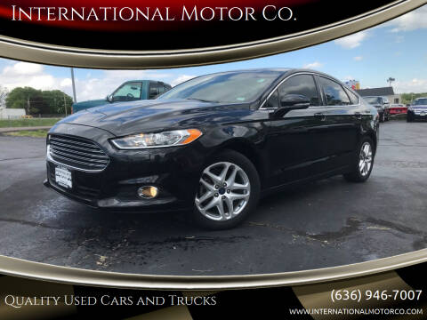 2015 Ford Fusion for sale at International Motor Co. in Saint Charles MO