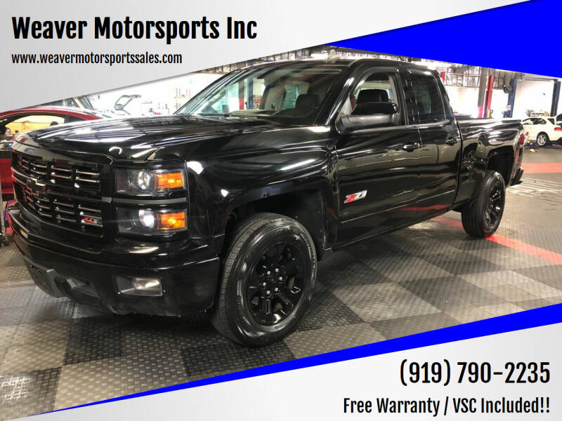 2015 Chevrolet Silverado 1500 for sale at Weaver Motorsports Inc in Cary NC