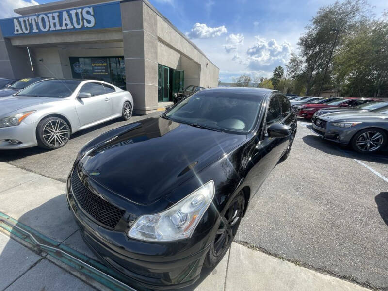 2009 Infiniti G37 Sedan for sale at AutoHaus in Colton CA