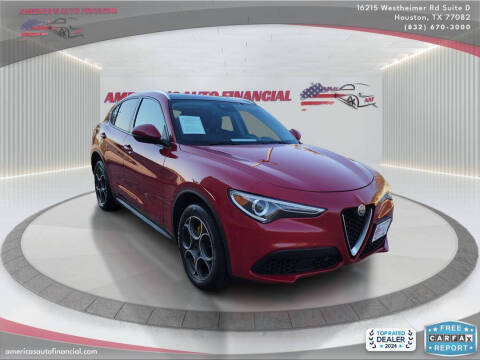 2018 Alfa Romeo Stelvio for sale at America's Auto Financial in Houston TX