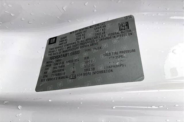 2015 Chevrolet Colorado Work Truck