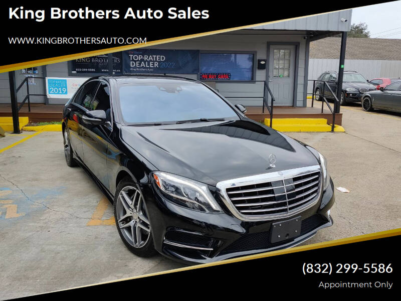 2016 Mercedes-Benz S-Class for sale at King Brothers Auto Sales in Houston TX