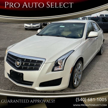 2013 Cadillac ATS for sale at Pro Auto Select in Fredericksburg VA