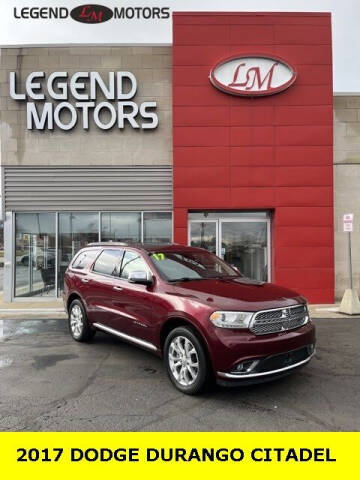 2017 Dodge Durango for sale at Legend Motors of Waterford - Legend Motors of Ferndale in Ferndale MI