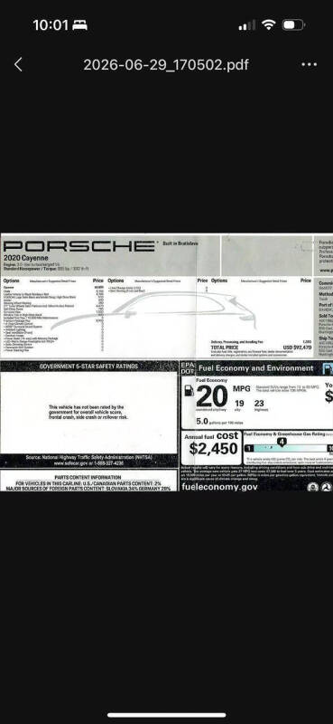 2020 Porsche Cayenne