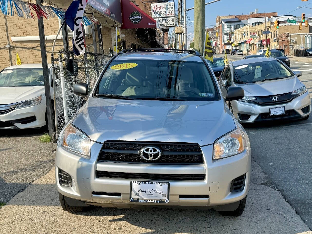 2012 Toyota RAV4 Base 4x4 4dr SUV - Classic Silver Metallic exterior view 8
