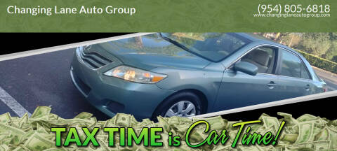 2010 Toyota Camry for sale at Changing Lane Auto Group in Davie FL