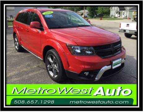 2016 Dodge Journey for sale at Metro West Auto in Bellingham MA