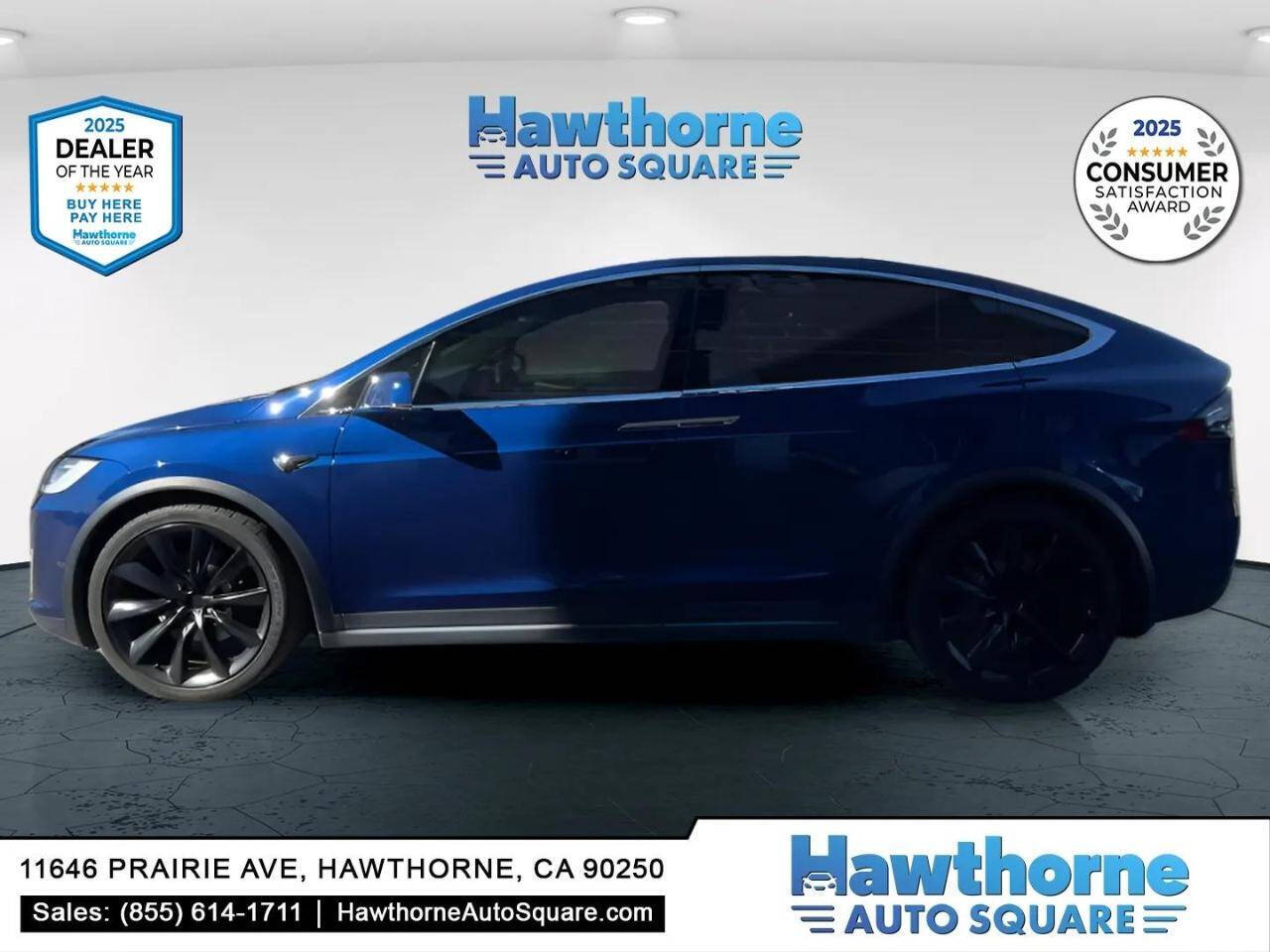 Dk. Blue 2017 Tesla Model X 90D AWD 90D 4dr SUV 2