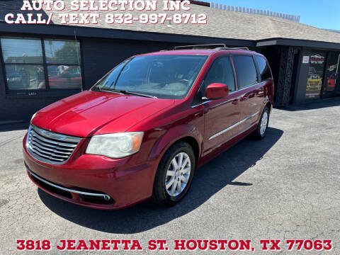 2013 Chrysler Town and Country for sale at Auto Selection Inc. in Houston TX