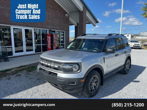 2021 Ford Bronco Sport for sale at Just Right Camper And Truck Sales in Panama City FL