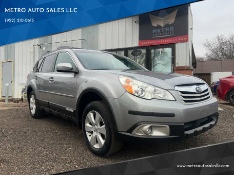 2010 Subaru Outback for sale at METRO AUTO SALES LLC in Lino Lakes MN