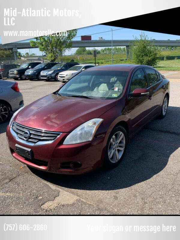 2011 Nissan Altima for sale at Mid-Atlantic Motors, LLC in Portsmouth VA