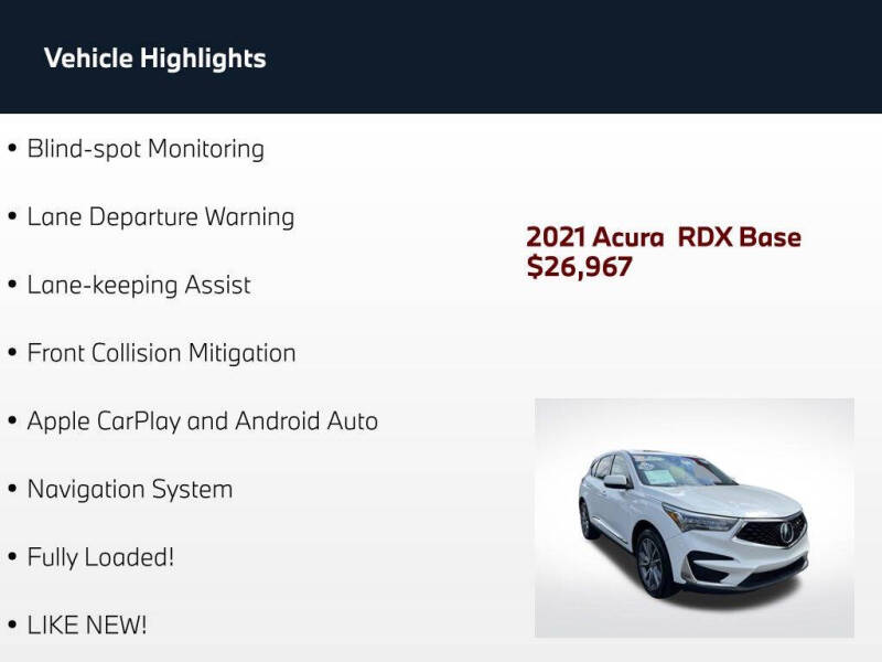 2021 Acura RDX w/Tech
